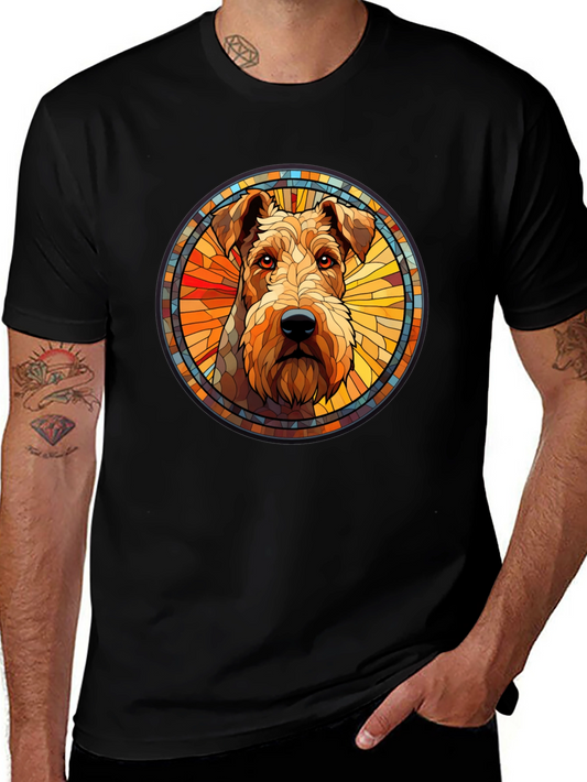 Dog Breed Art T-Shirt - Black