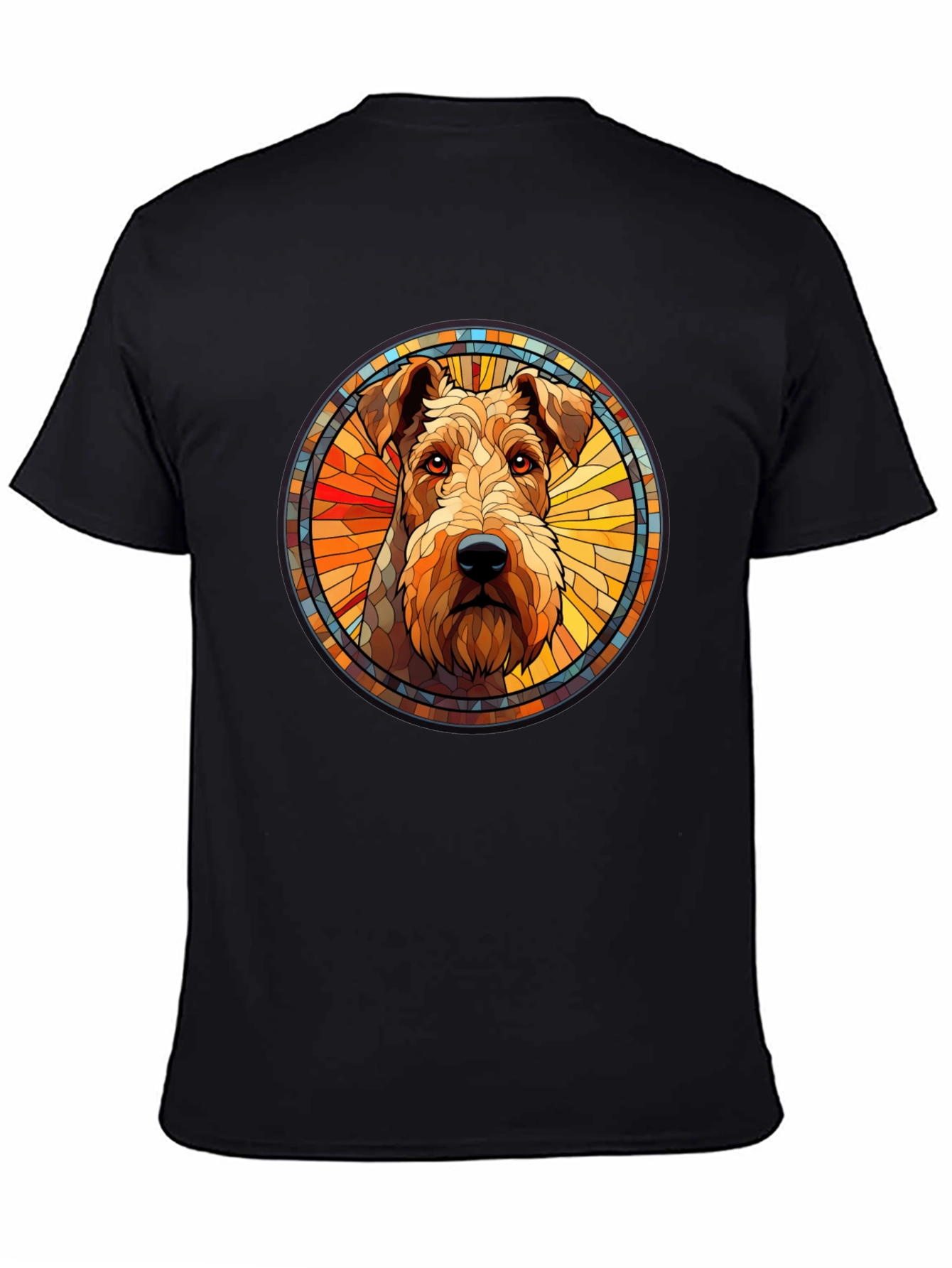 Dog Breed Art T-Shirt - Black