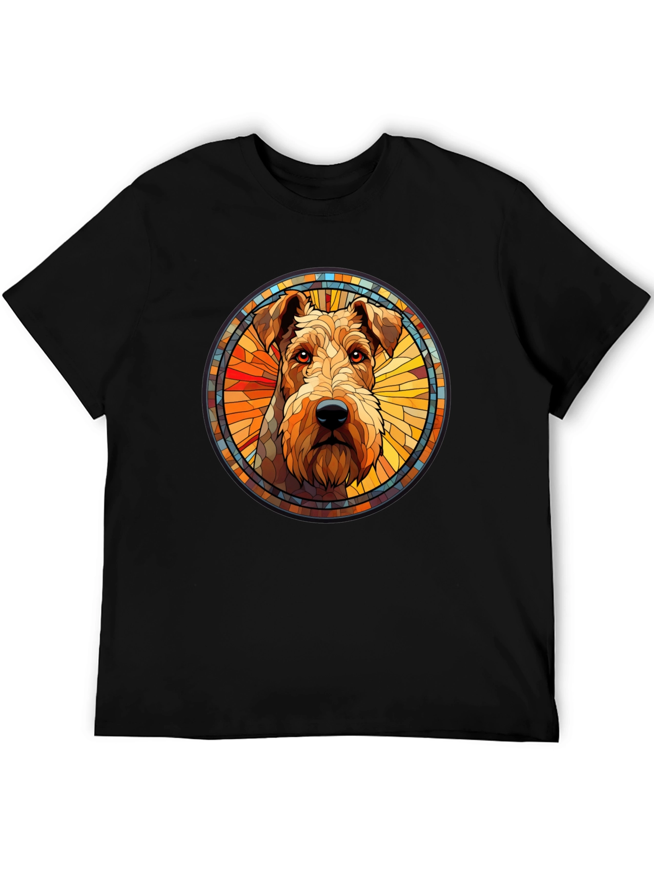 Dog Breed Art T-Shirt - Black