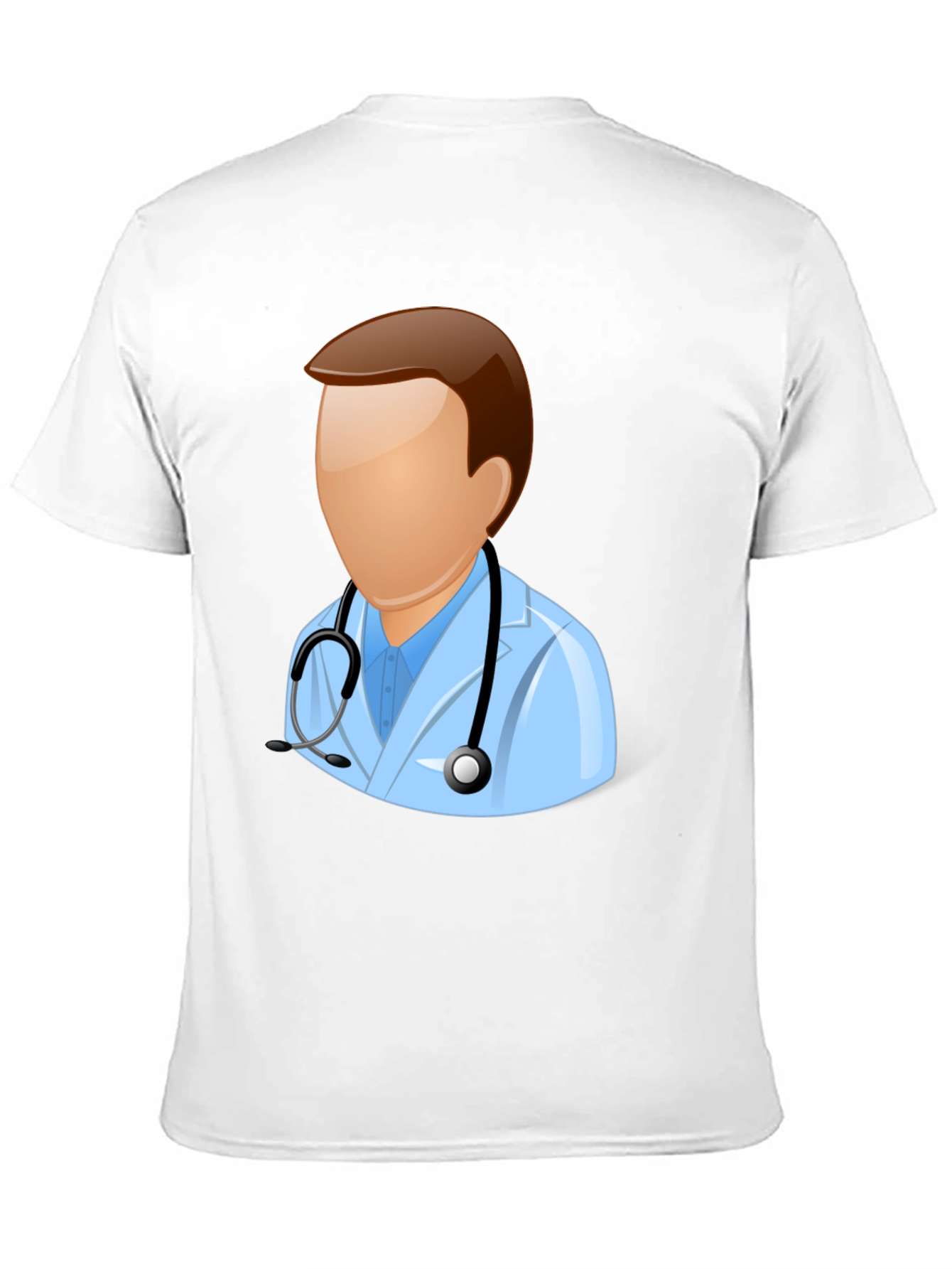 Doctor Icon Graphic Black T-Shirt