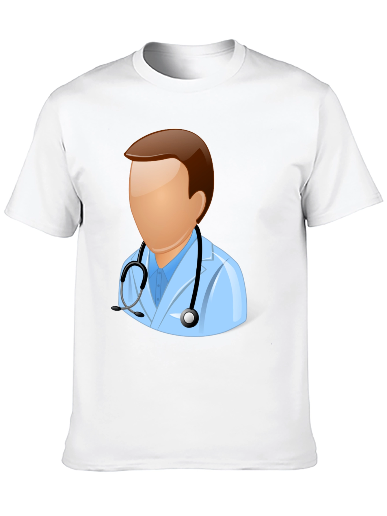 Doctor Icon Graphic Black T-Shirt