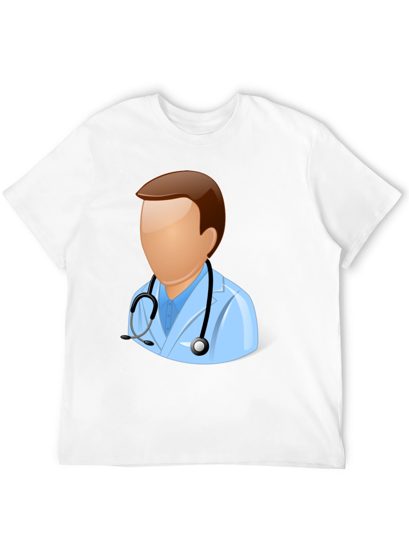 Doctor Icon Graphic Black T-Shirt