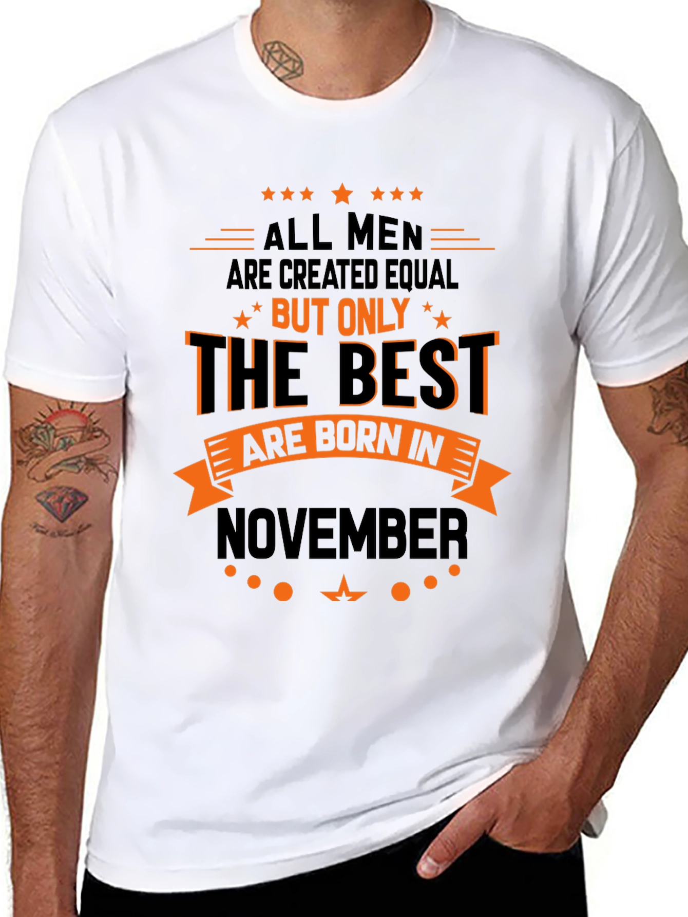Best Men Born in November - Graphic T-Shirt
