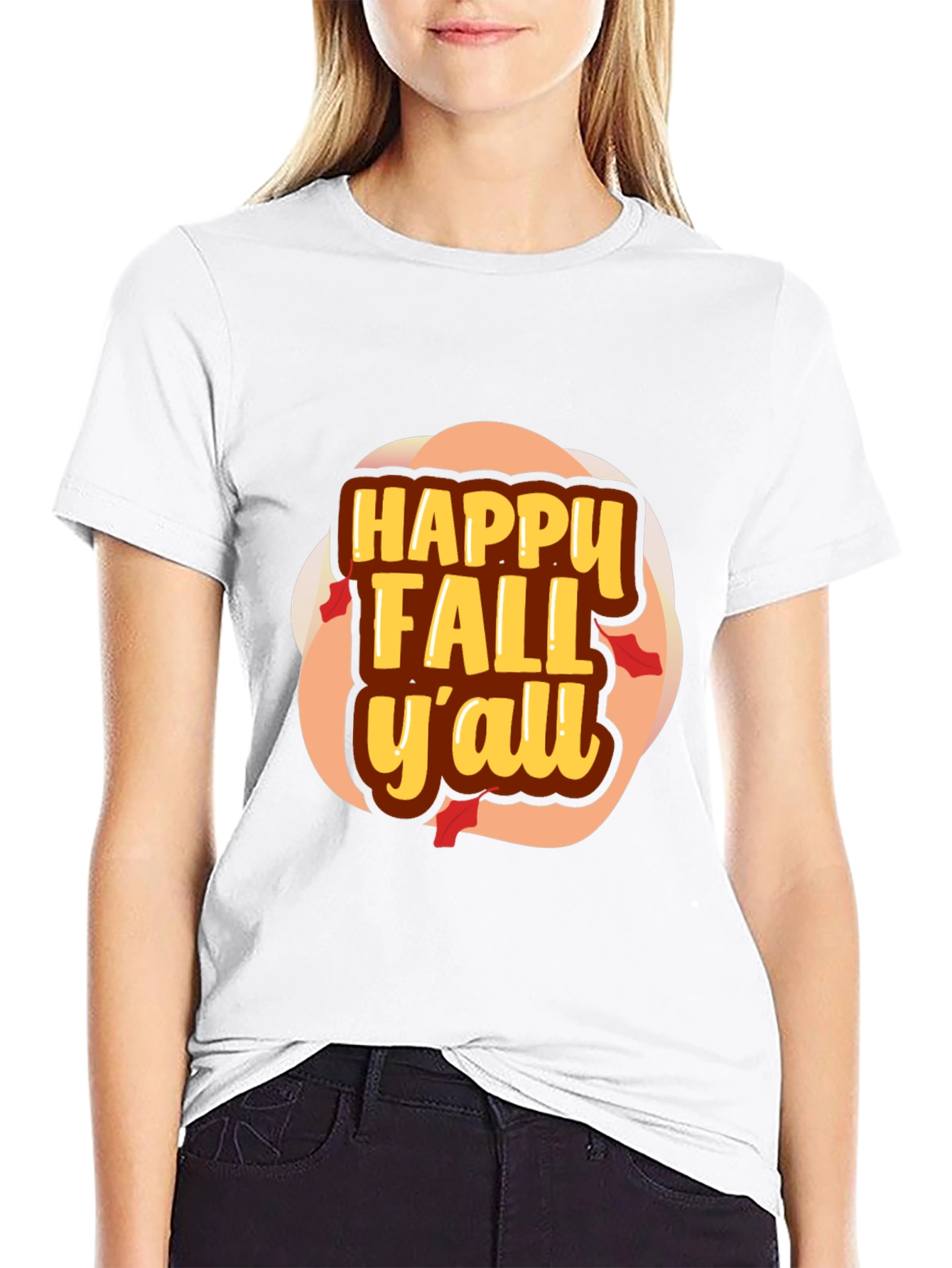 Happy Fall Yall Graphic T-Shirt