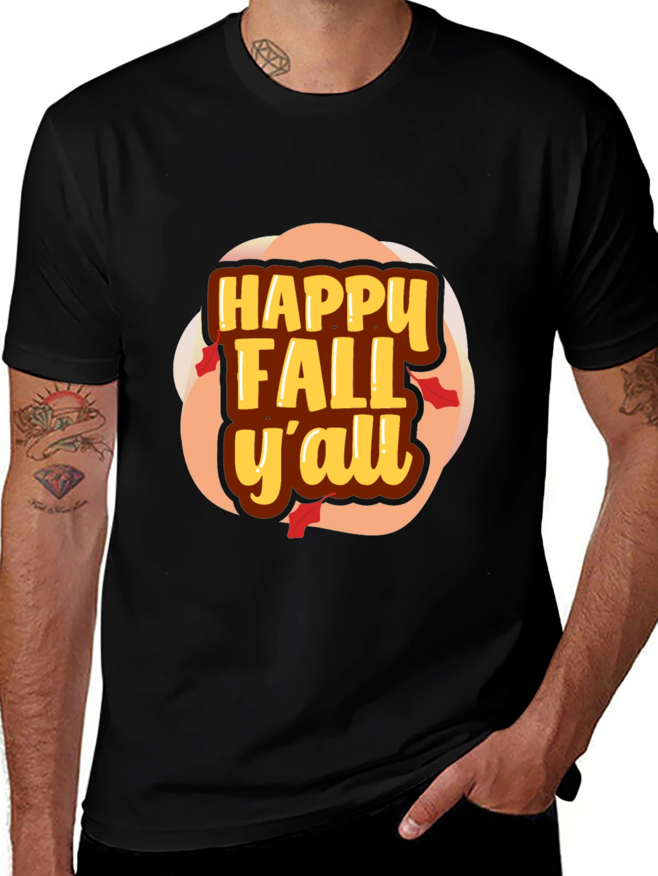 Happy Fall Yall Graphic T-Shirt