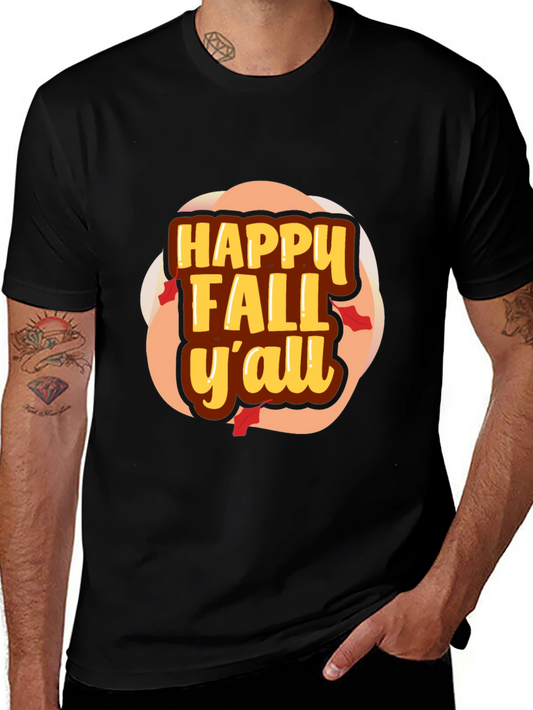 Happy Fall Yall Graphic T-Shirt