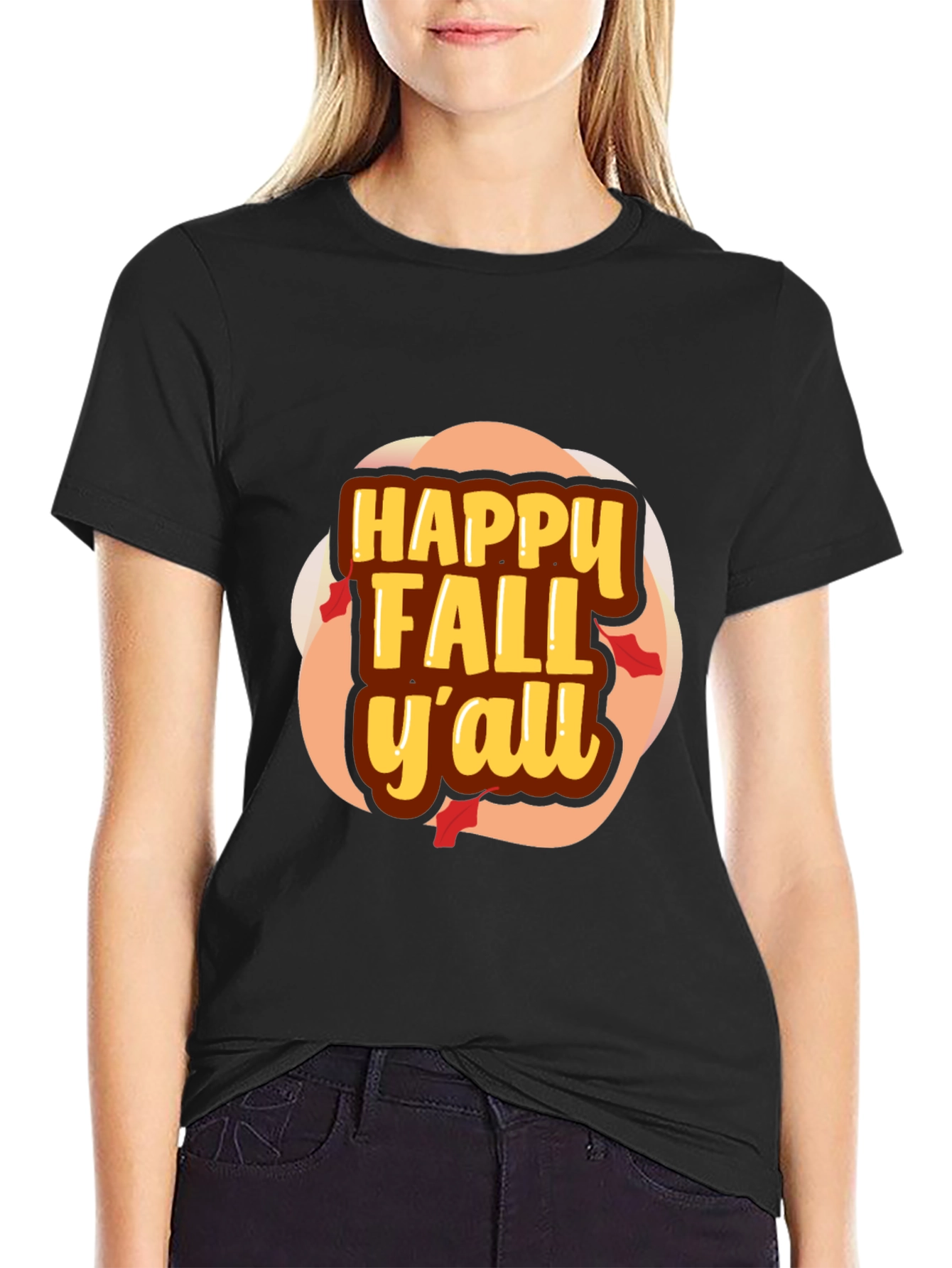 Happy Fall Yall Graphic T-Shirt