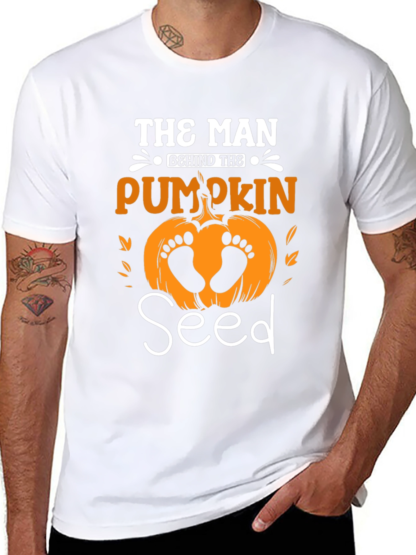 The Man Behind the Pumpkin Seed T-Shirt