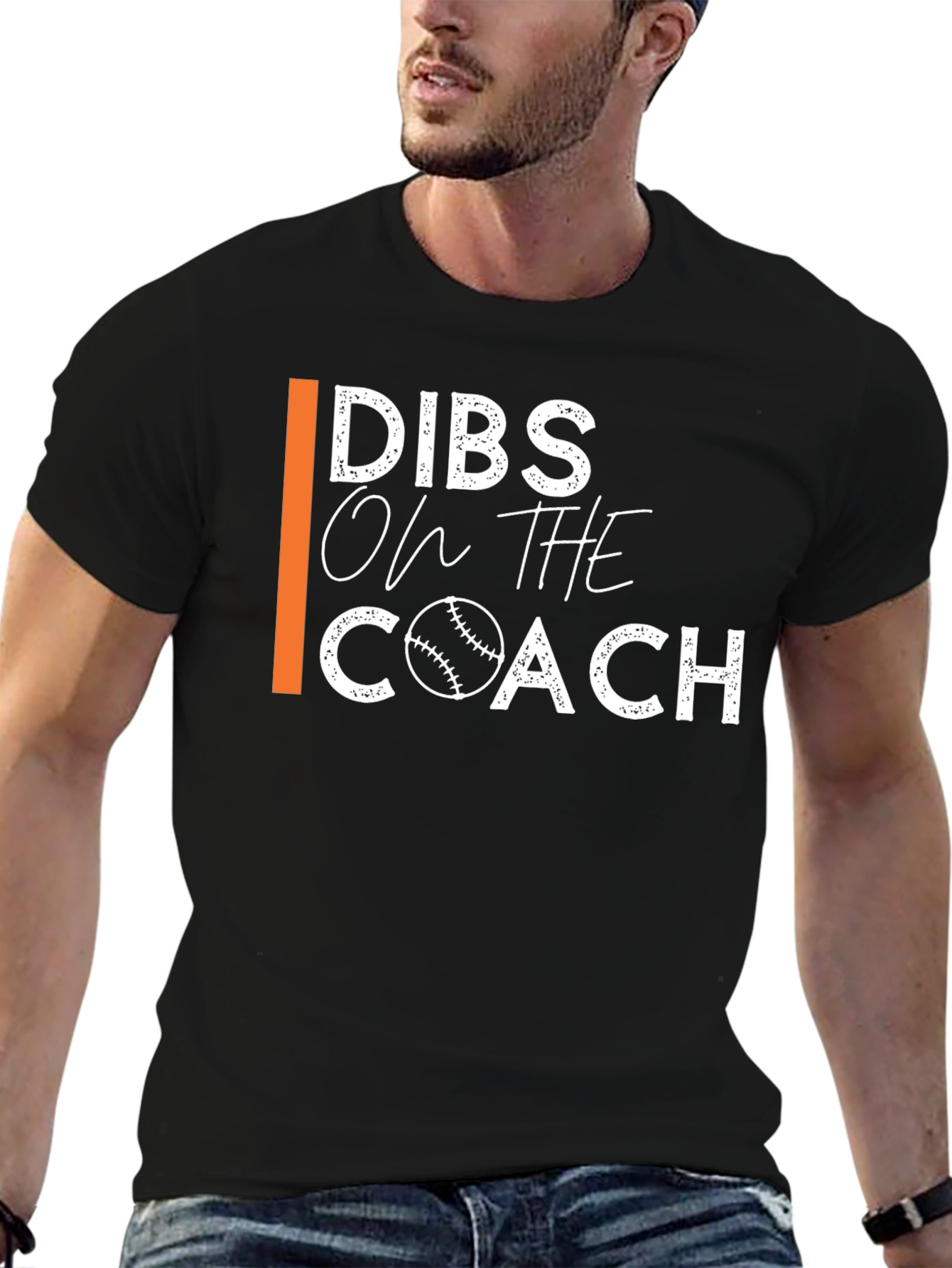 Dibs On The Coach Baseball T-Shirt