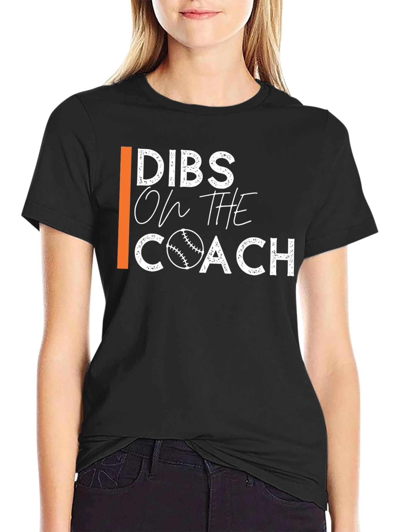 Dibs On The Coach Baseball T-Shirt
