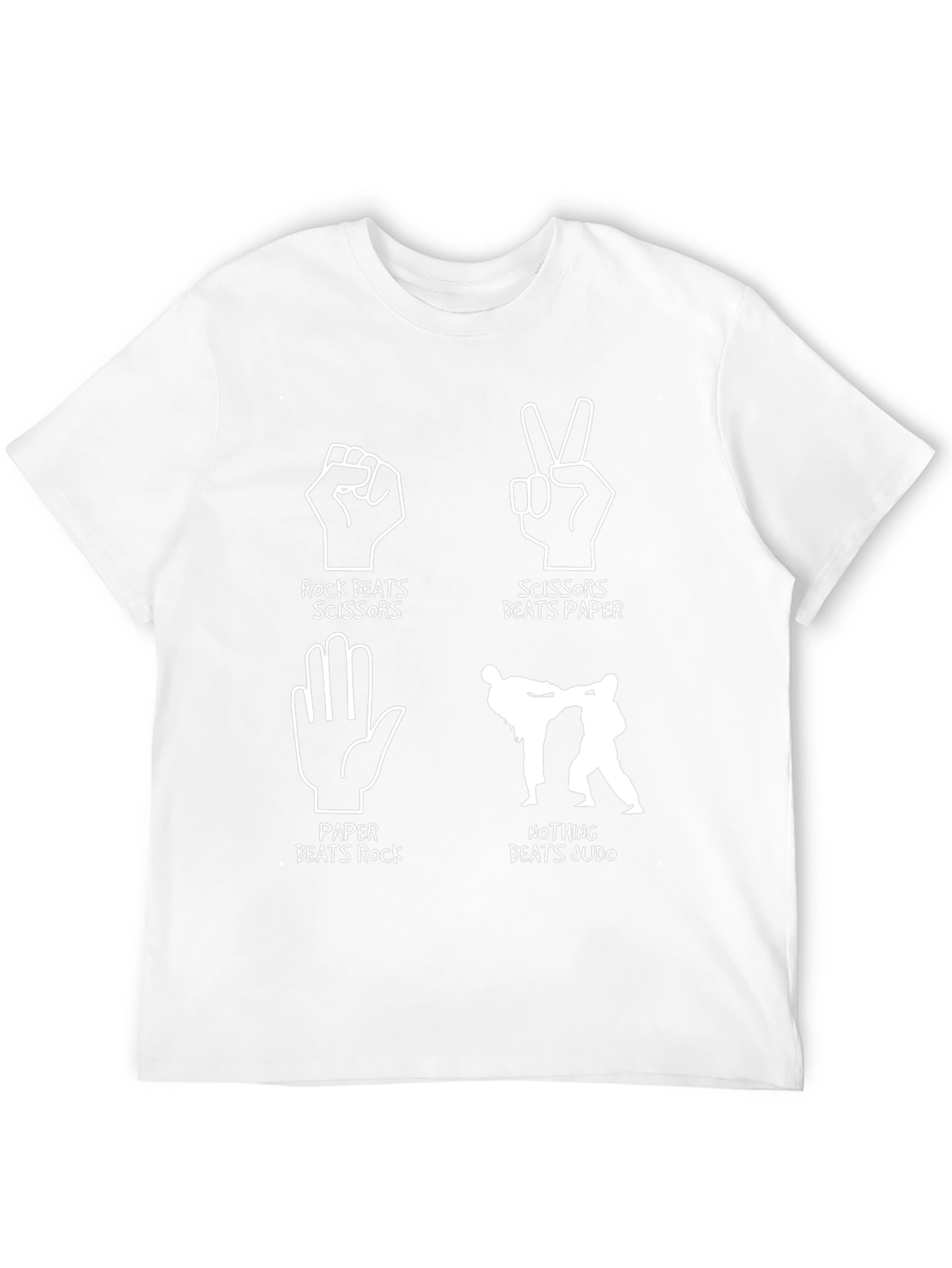 Rock Paper Scissors Judo Graphic T-Shirt