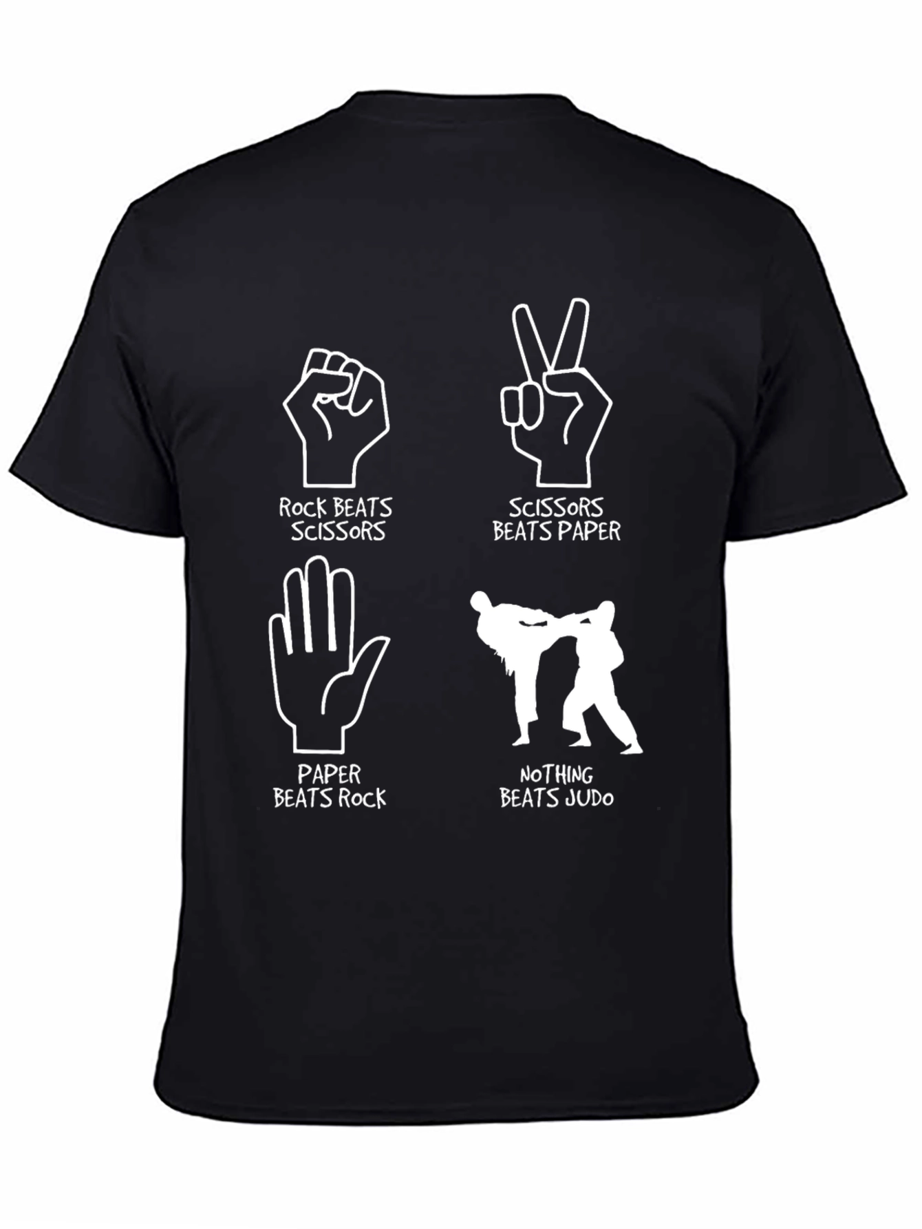 Rock Paper Scissors Judo Graphic T-Shirt