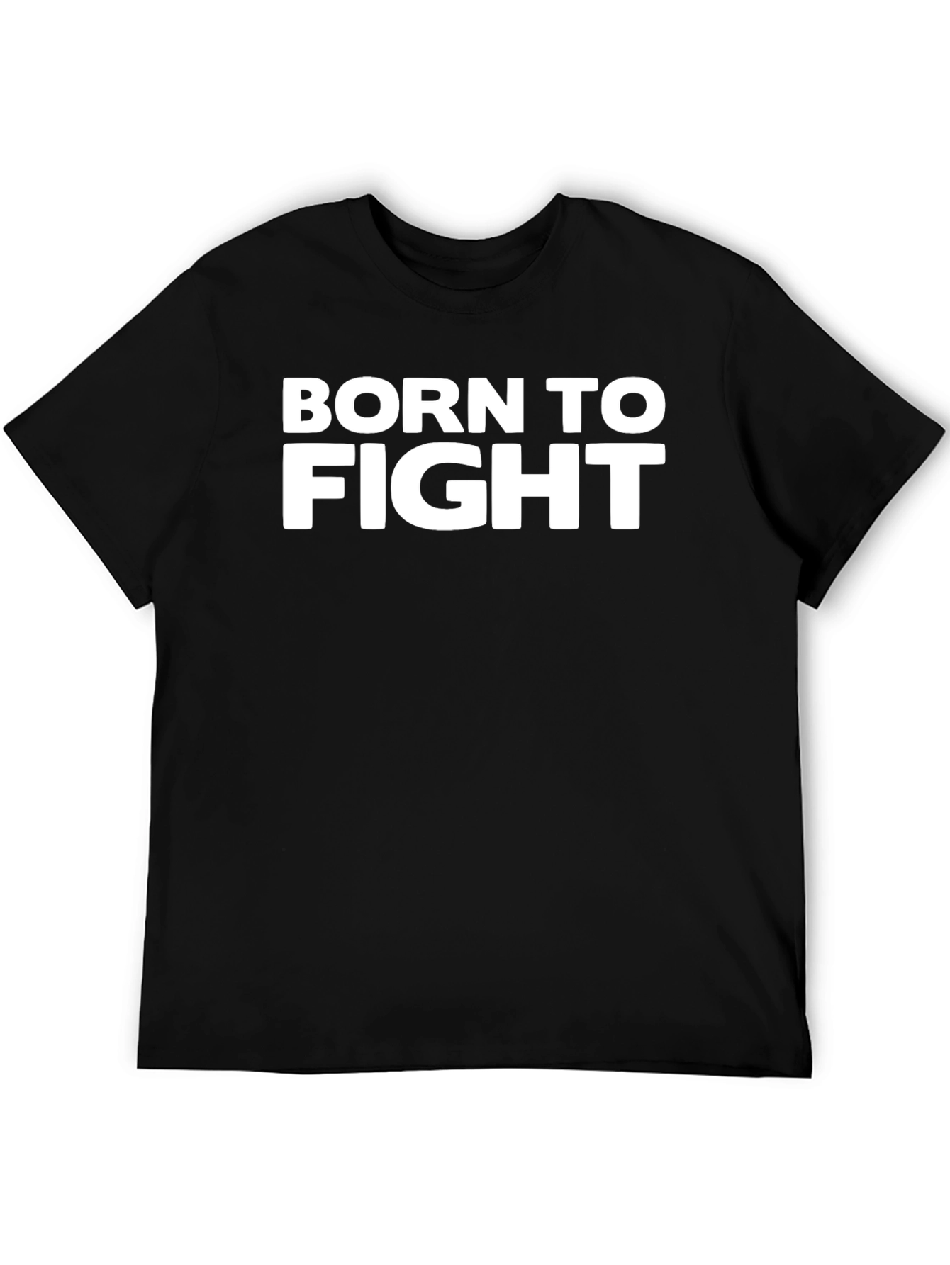 Born To Fight Black Graphic Tee