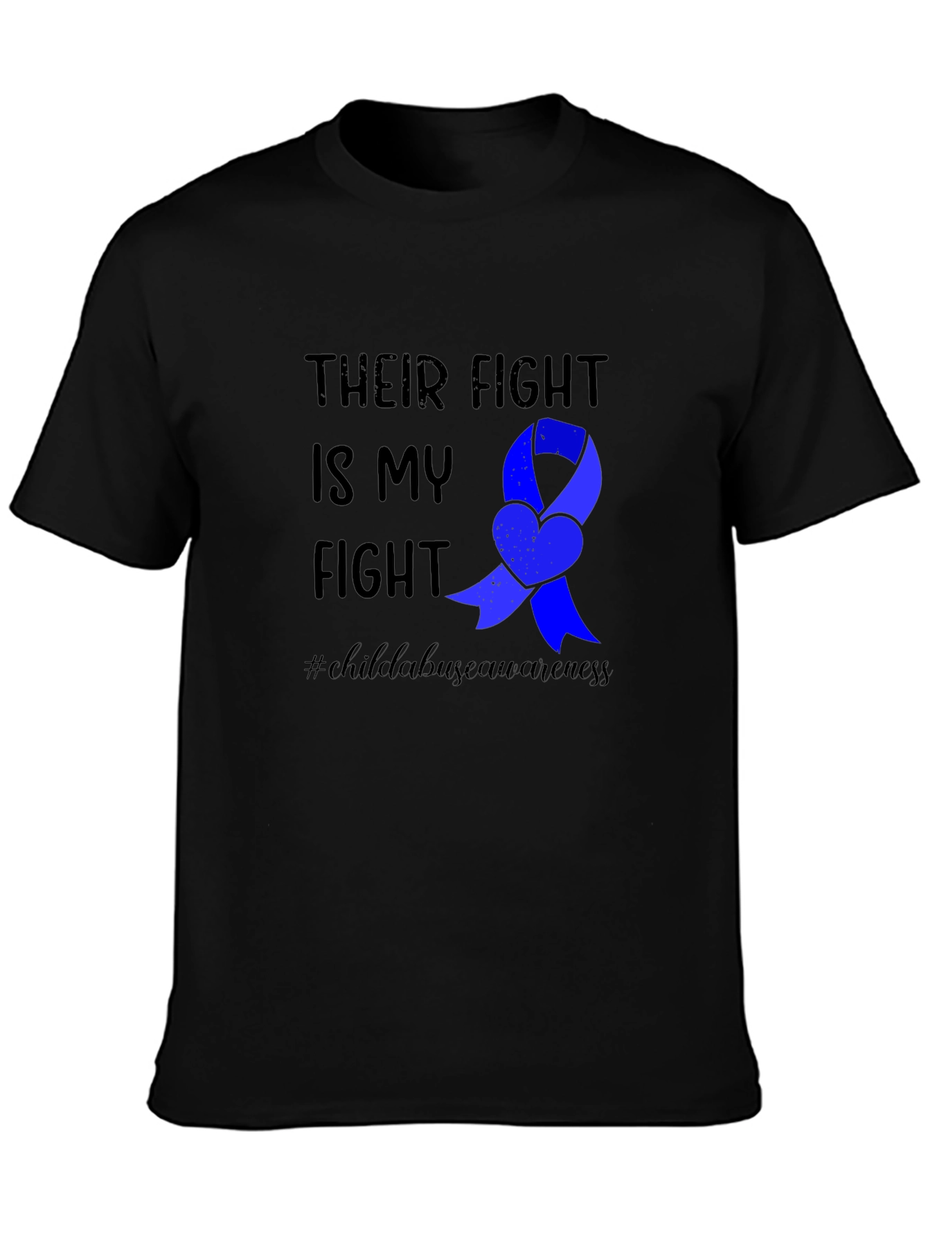 Child Abuse Awareness Ribbon T-Shirt