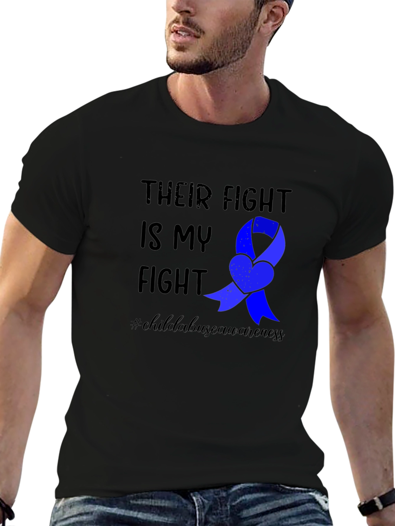 Child Abuse Awareness Ribbon T-Shirt