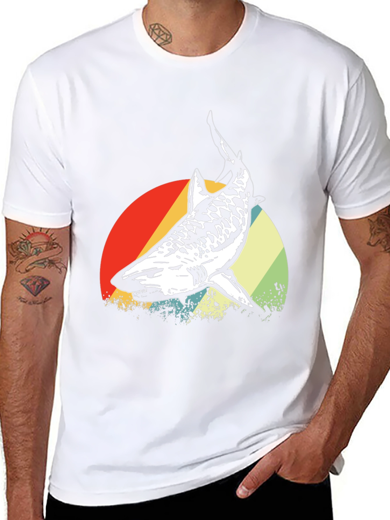 Retro Shark Graphic Tee