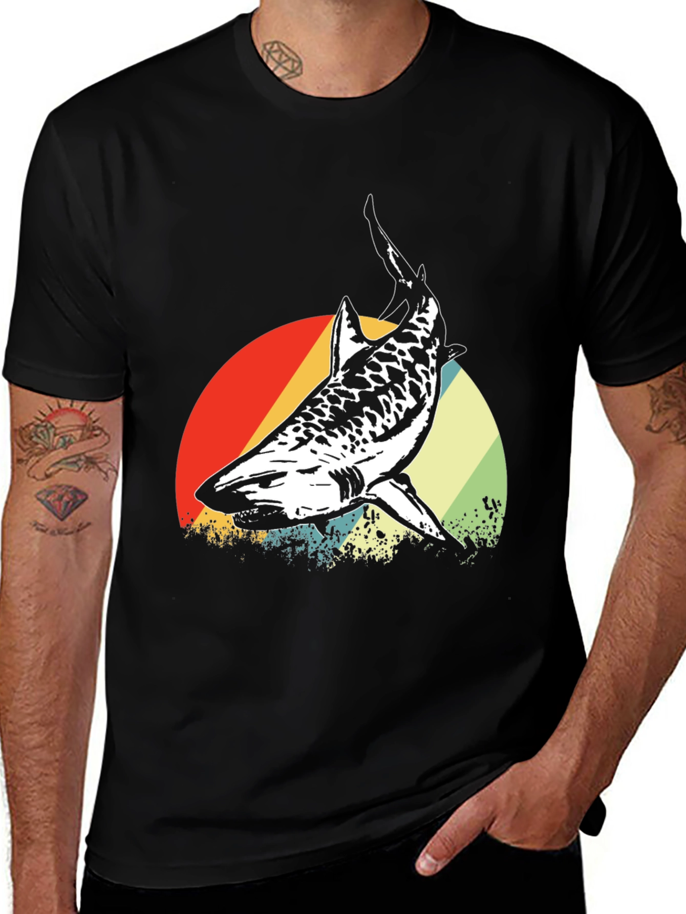 Retro Shark Graphic Tee