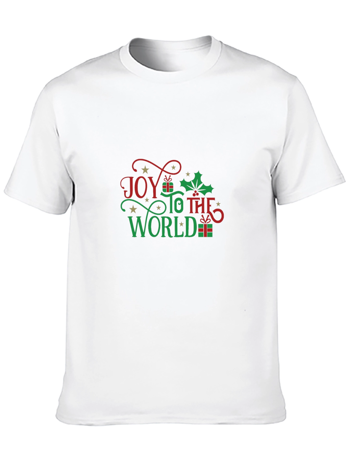 Joy To The World Christmas Graphic T-Shirt