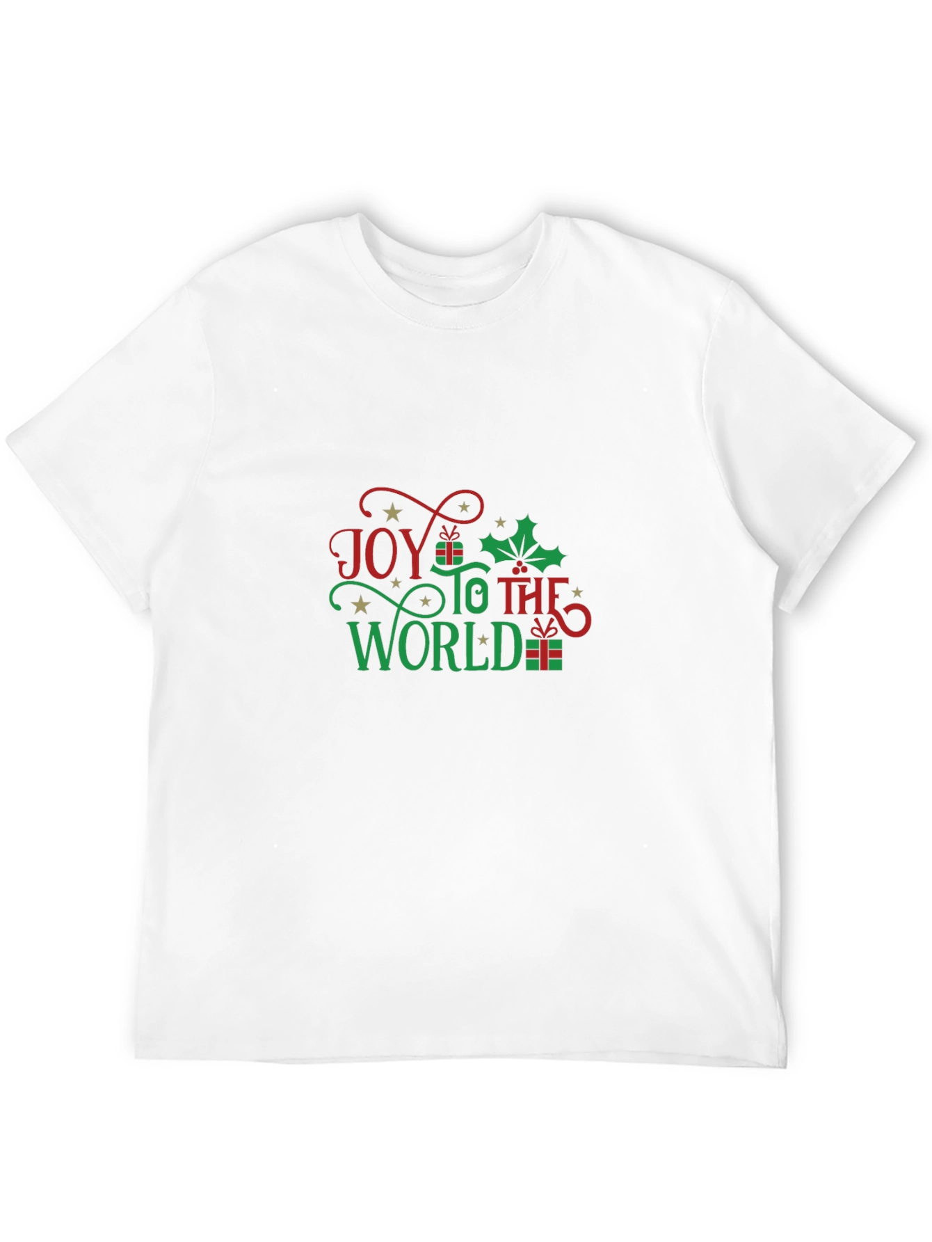 Joy To The World Christmas Graphic T-Shirt