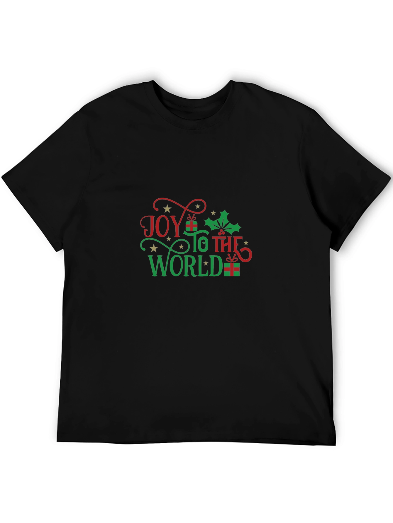 Joy To The World Christmas Graphic T-Shirt