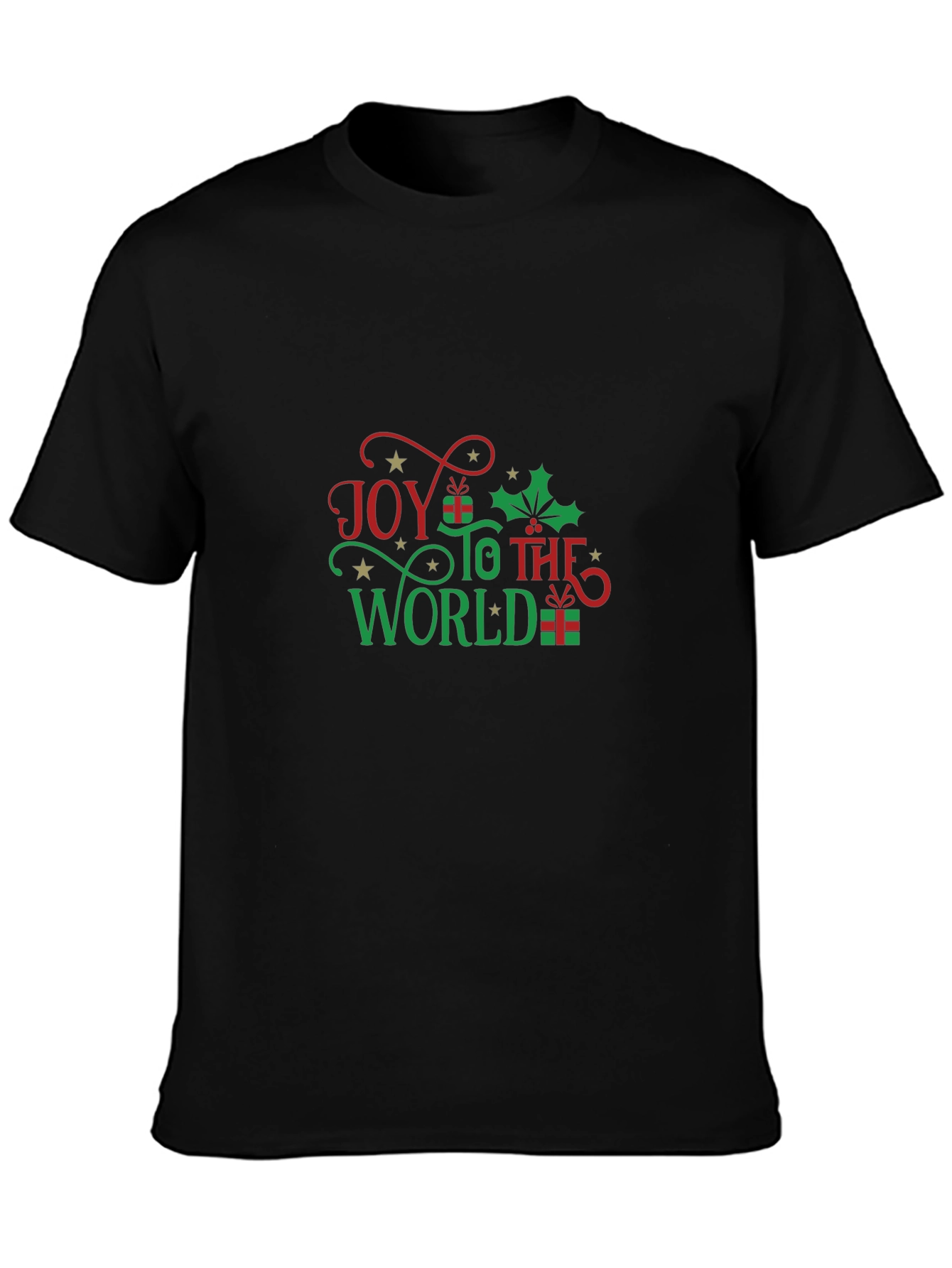 Joy To The World Christmas Graphic T-Shirt