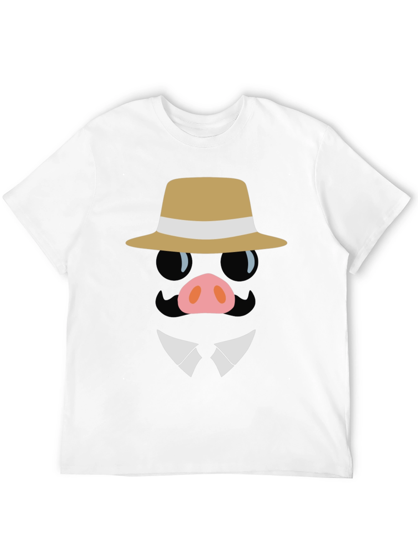 Dapper Pig T-Shirt - Funny Cartoon Graphic Tee