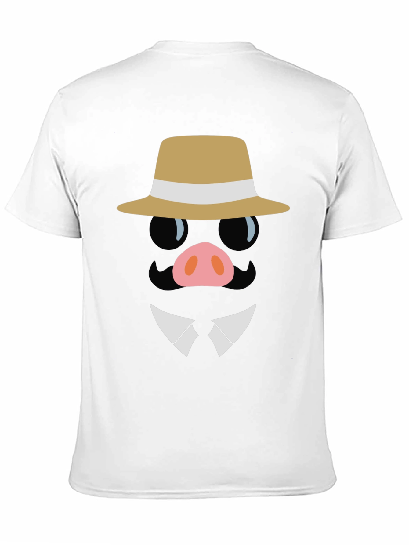 Dapper Pig T-Shirt - Funny Cartoon Graphic Tee
