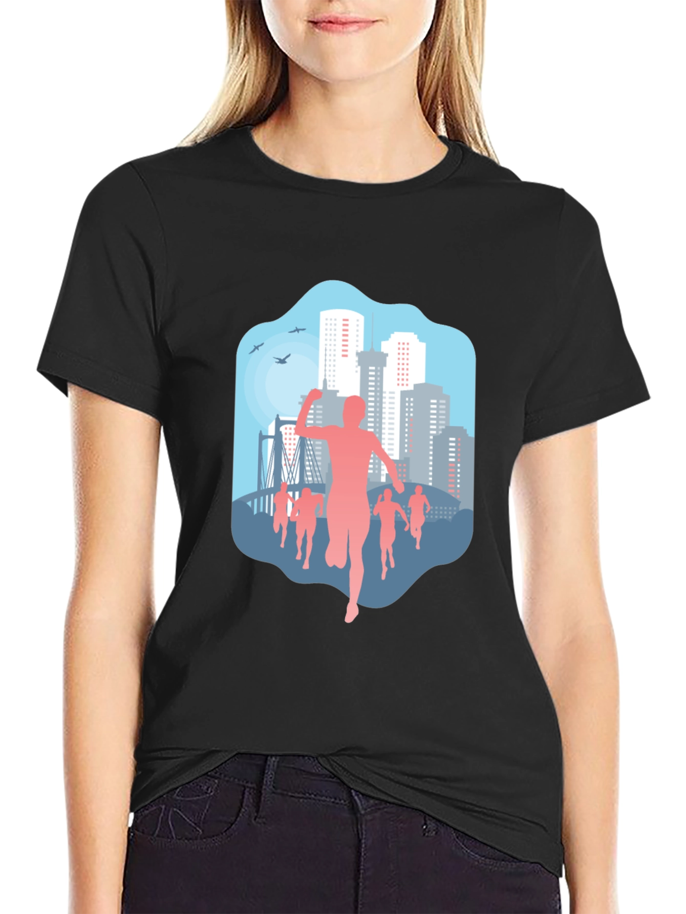 City Marathon Graphic T-Shirt