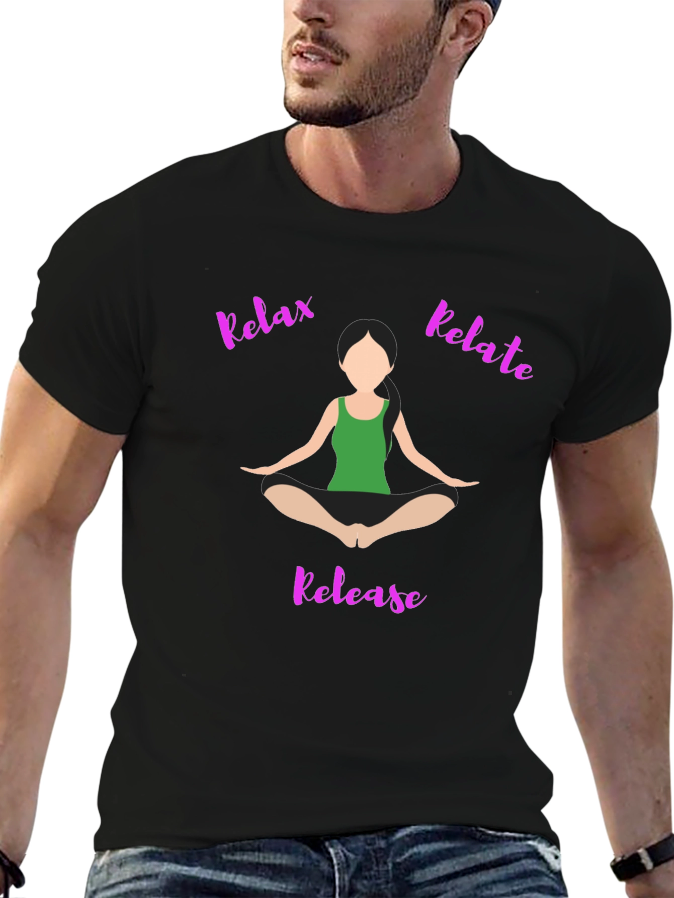 Relax Relate Release Yoga T-Shirt