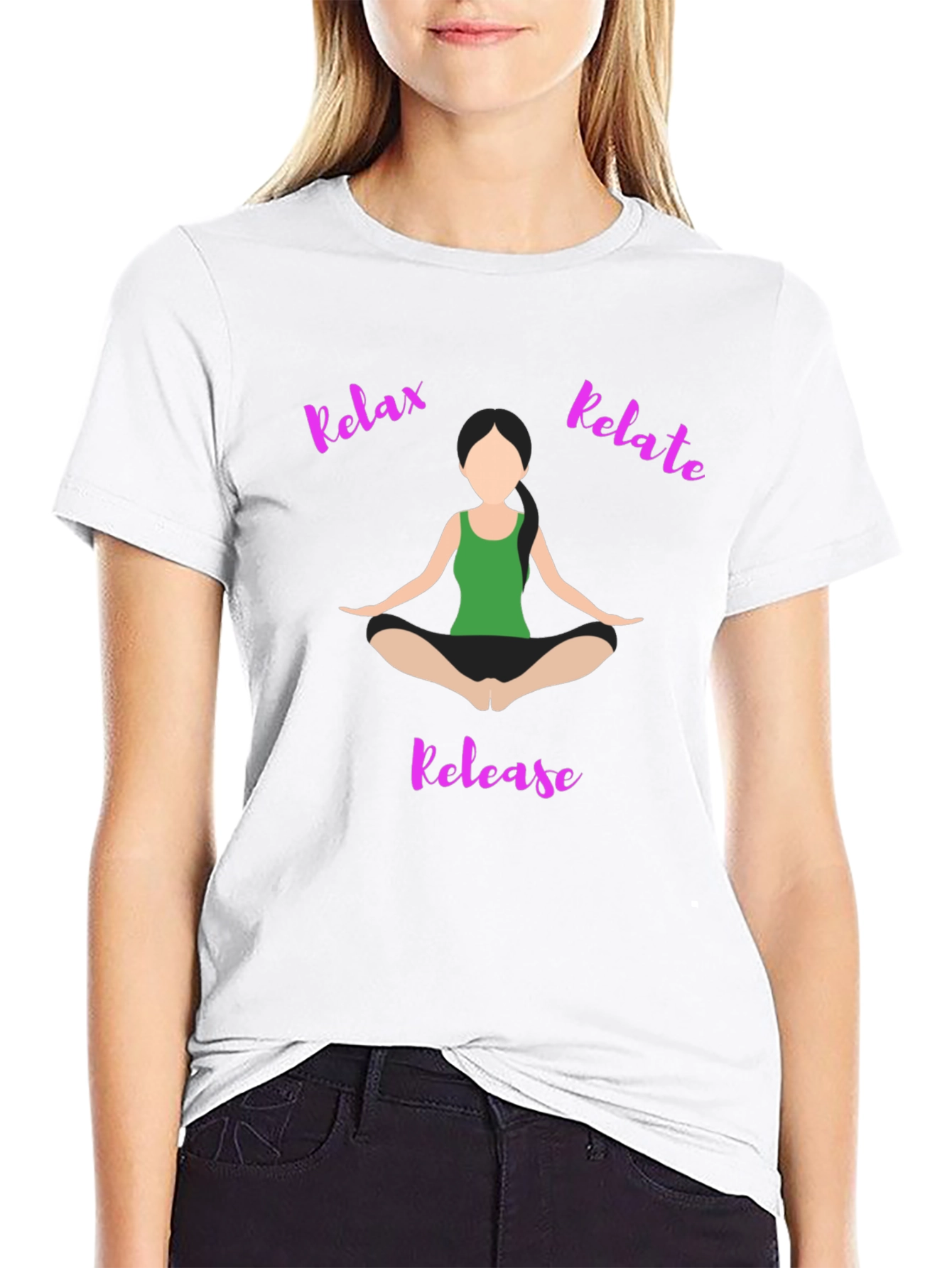 Relax Relate Release Yoga T-Shirt
