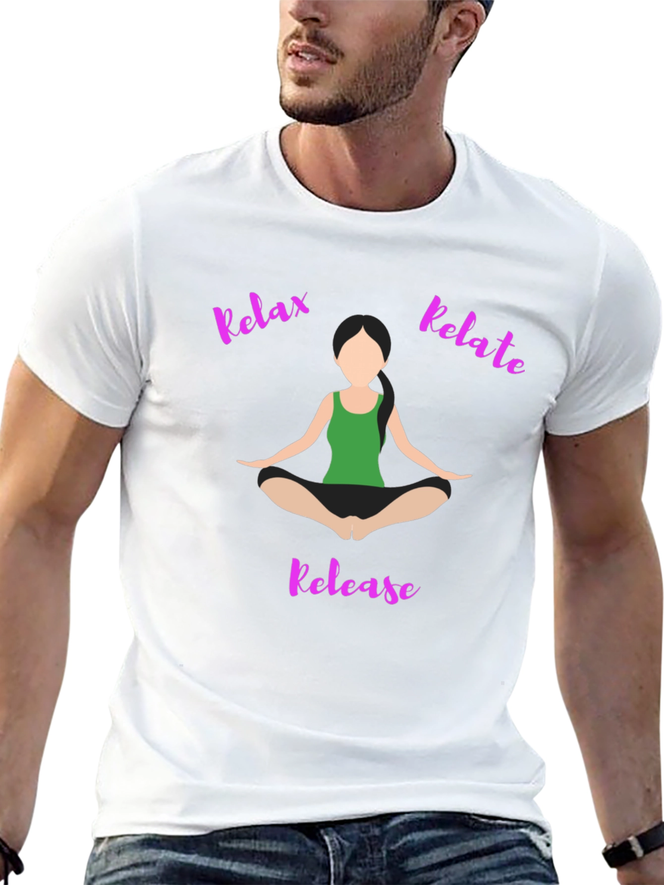 Relax Relate Release Yoga T-Shirt