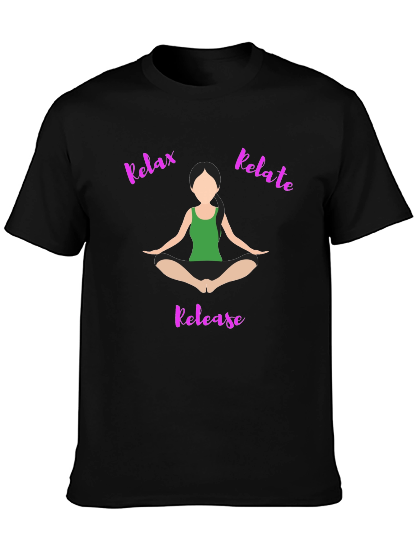 Relax Relate Release Yoga T-Shirt