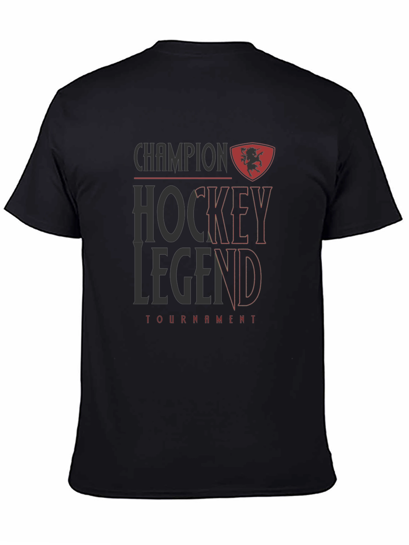 Champion Hockey Legend Tournament Black T-Shirt
