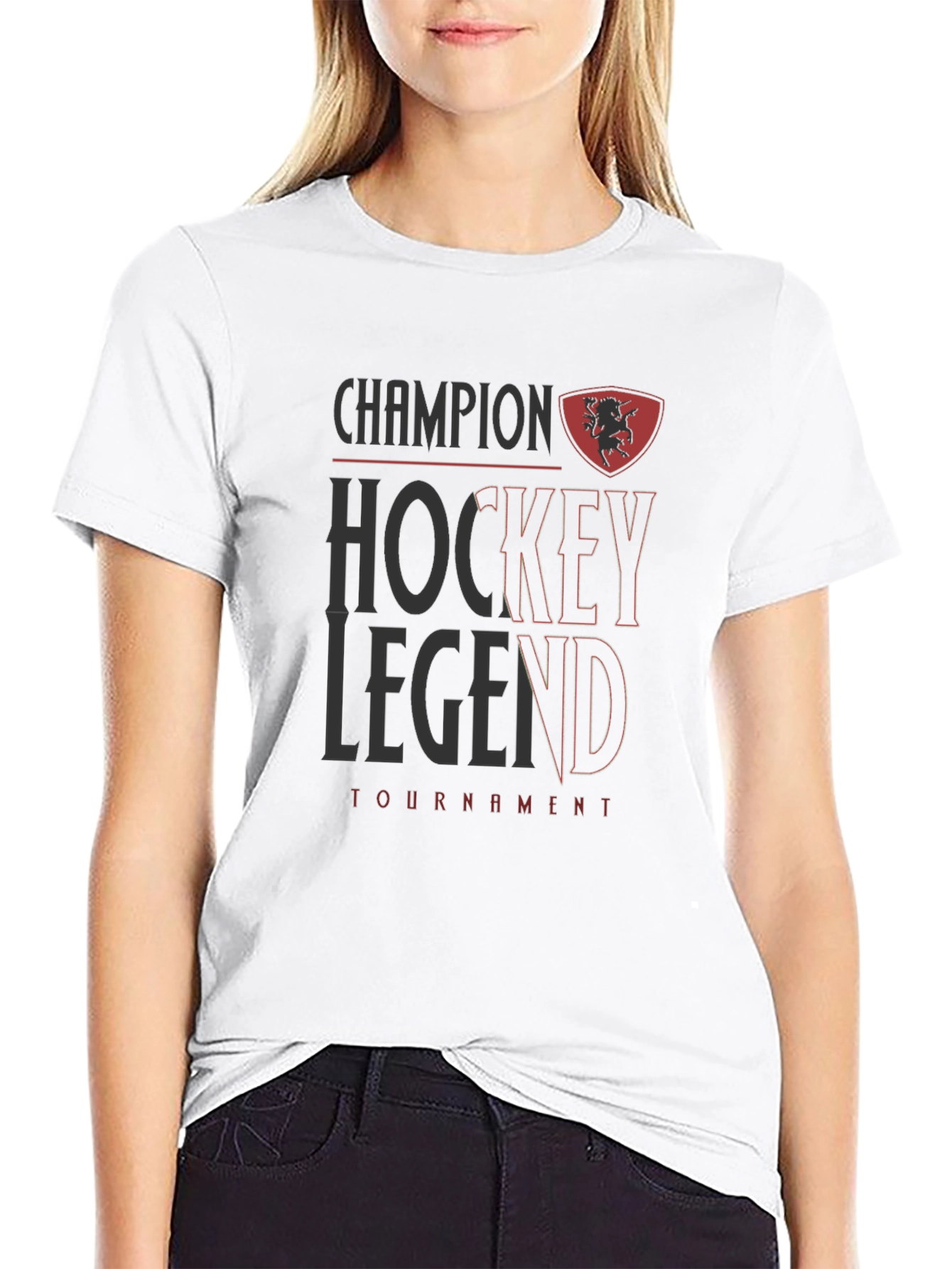 Champion Hockey Legend Tournament Black T-Shirt