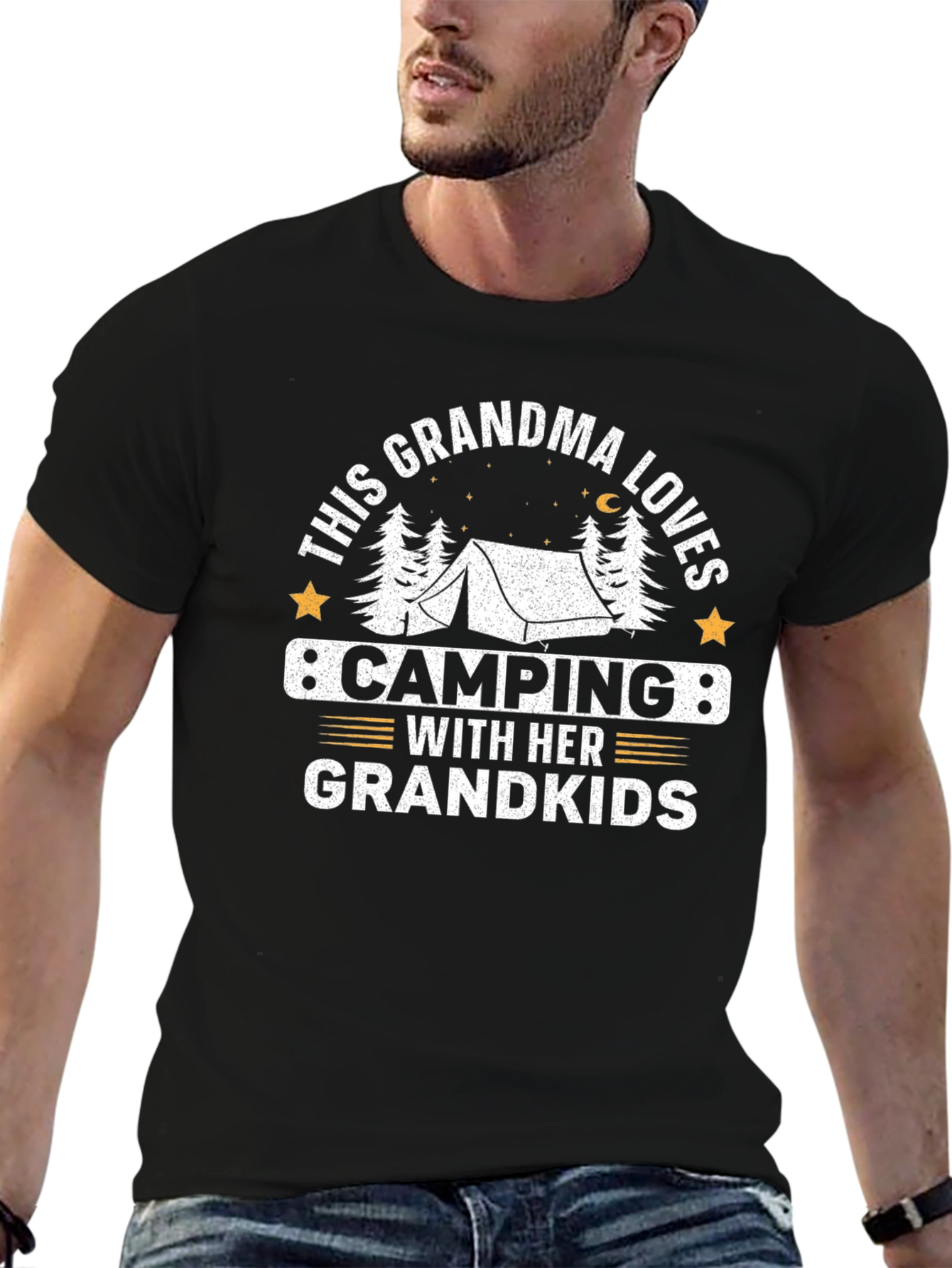 Grandma Loves Camping Grandkids T-Shirt