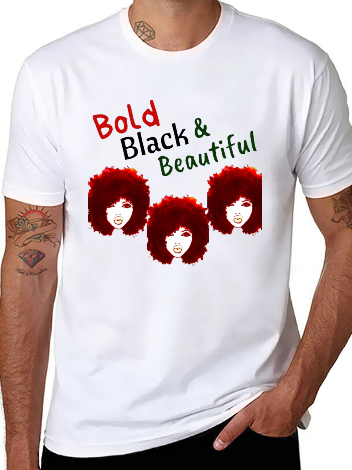 Bold Black & Beautiful Graphic T-Shirt