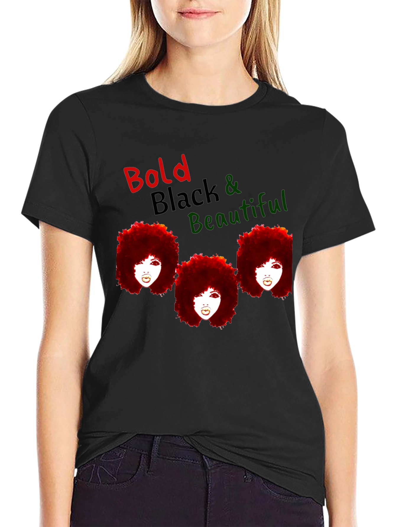 Bold Black & Beautiful Graphic T-Shirt