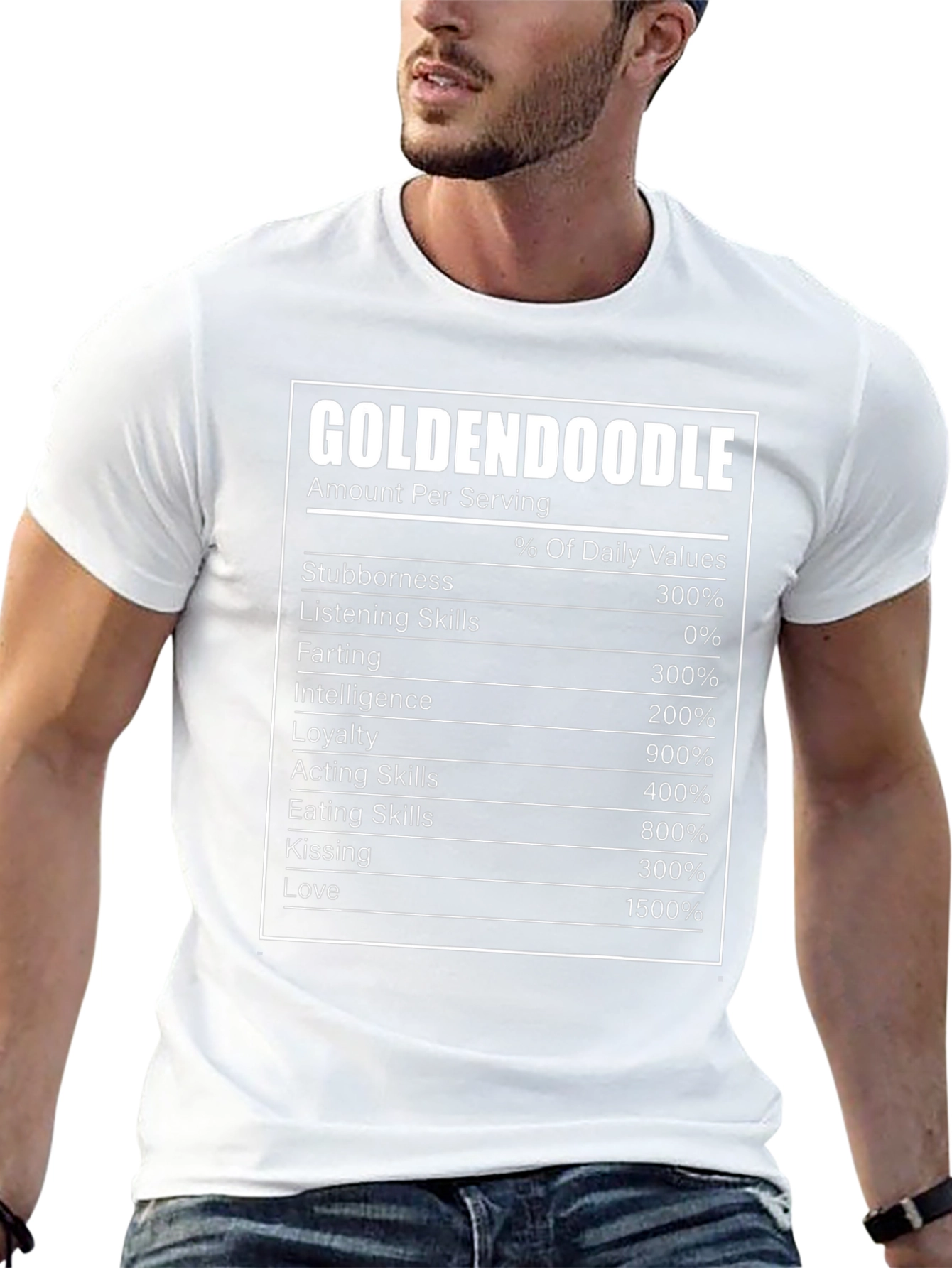 Goldendoodle Nutrition Facts T-Shirt