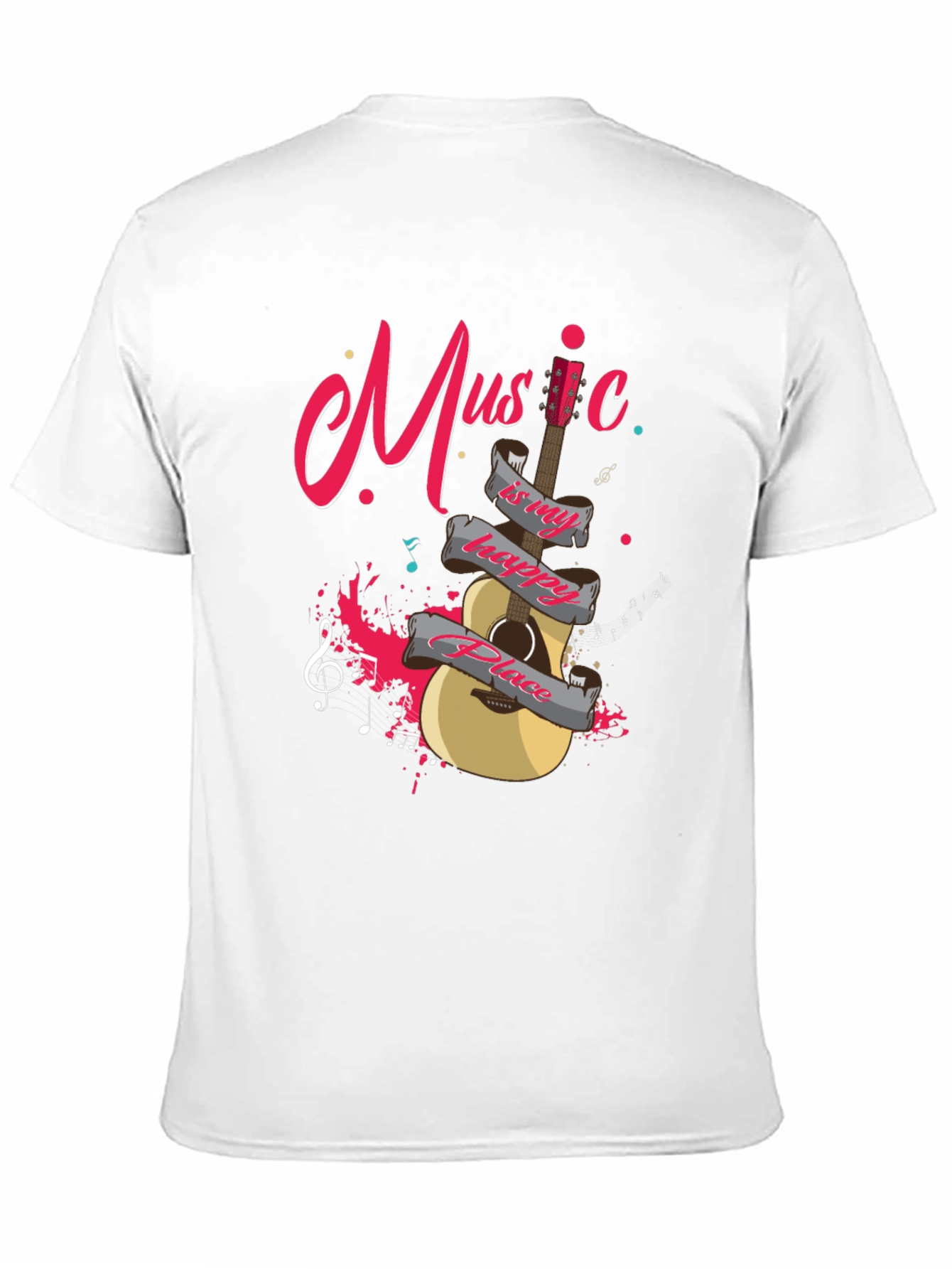 Music is My Happy Place Graphic Tee