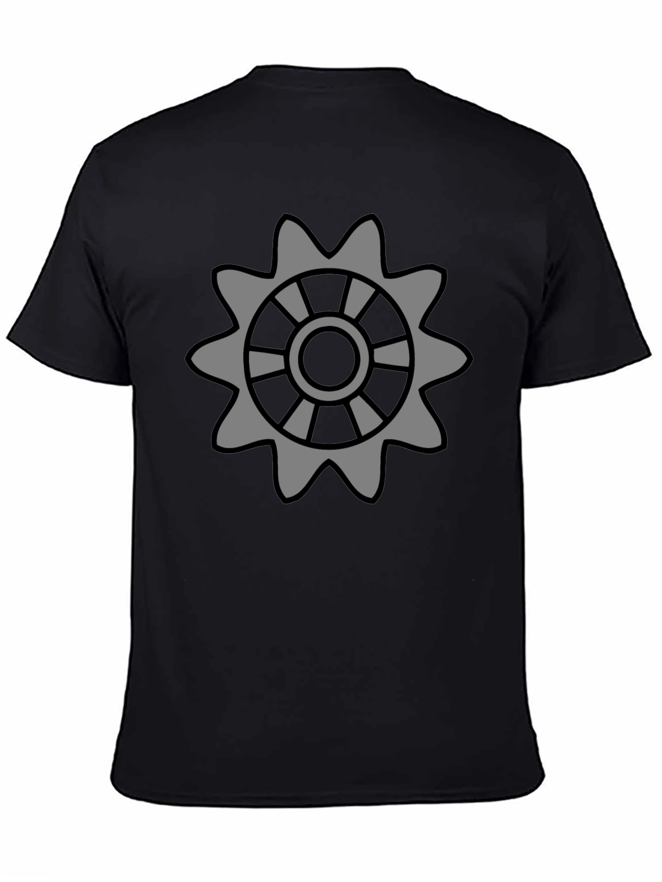 Gear Graphic Tee - Mens Black T-Shirt