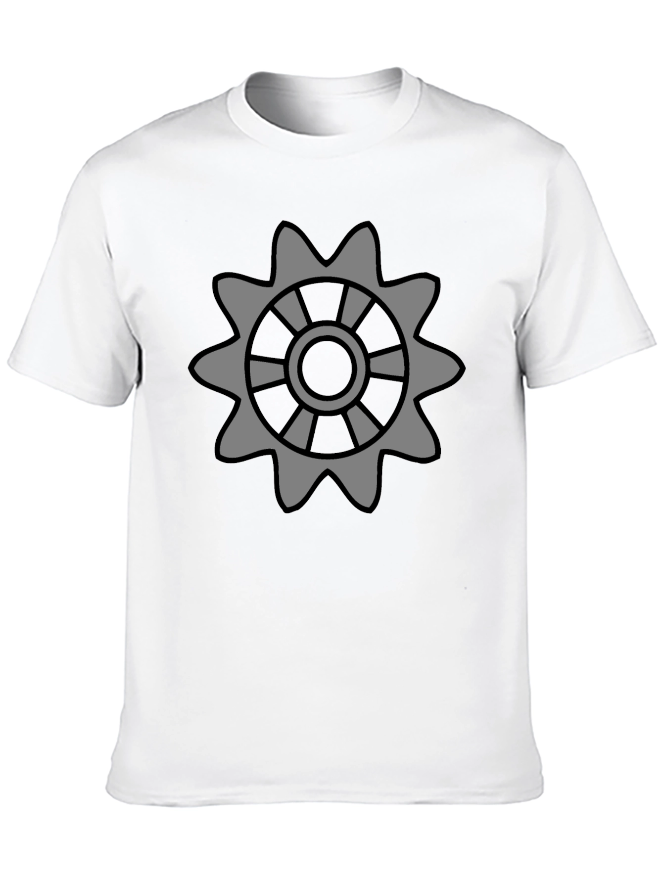 Gear Graphic Tee - Mens Black T-Shirt
