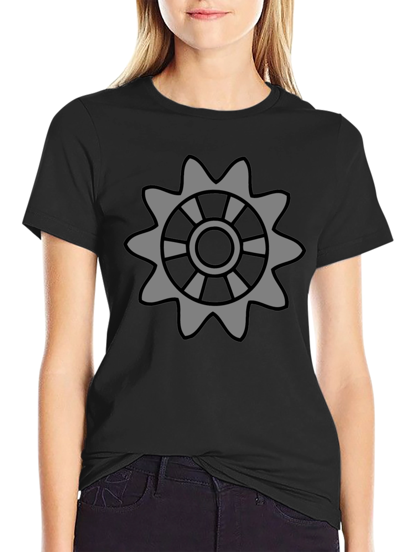 Gear Graphic Tee - Mens Black T-Shirt