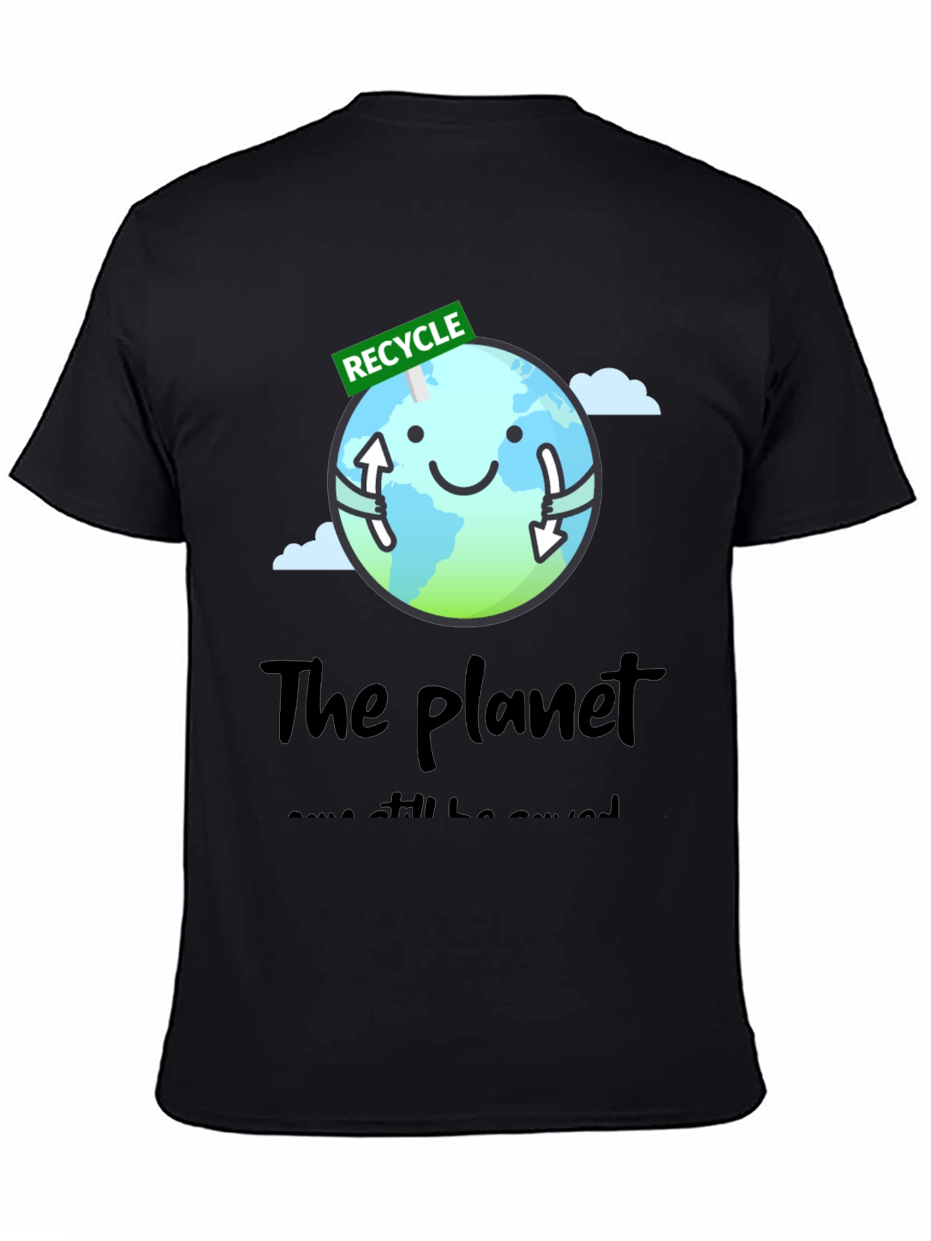 Eco-Friendly Recycle Earth Graphic Tee