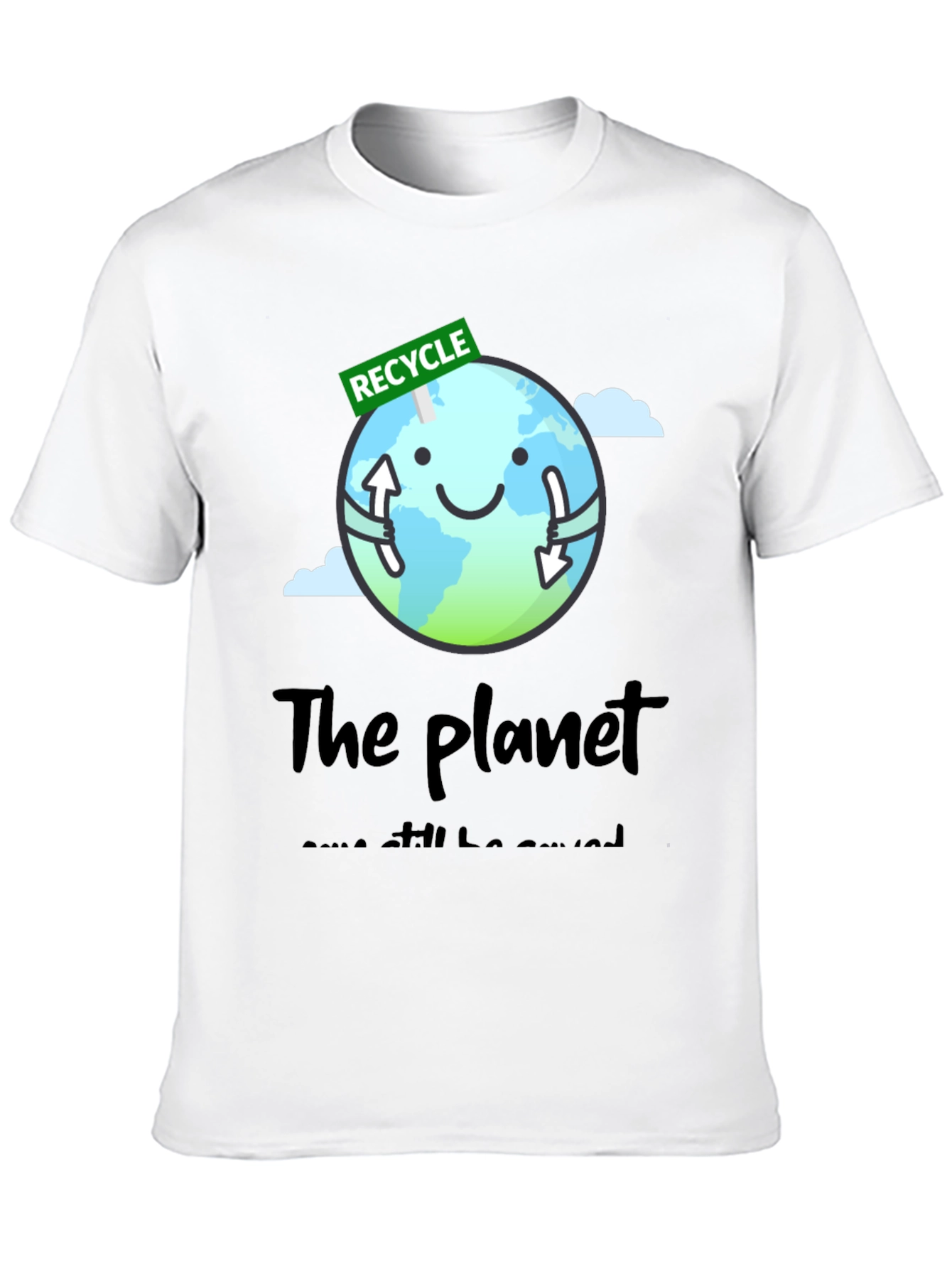 Eco-Friendly Recycle Earth Graphic Tee