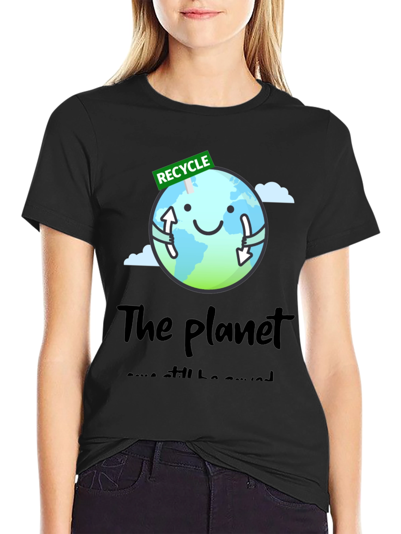 Eco-Friendly Recycle Earth Graphic Tee