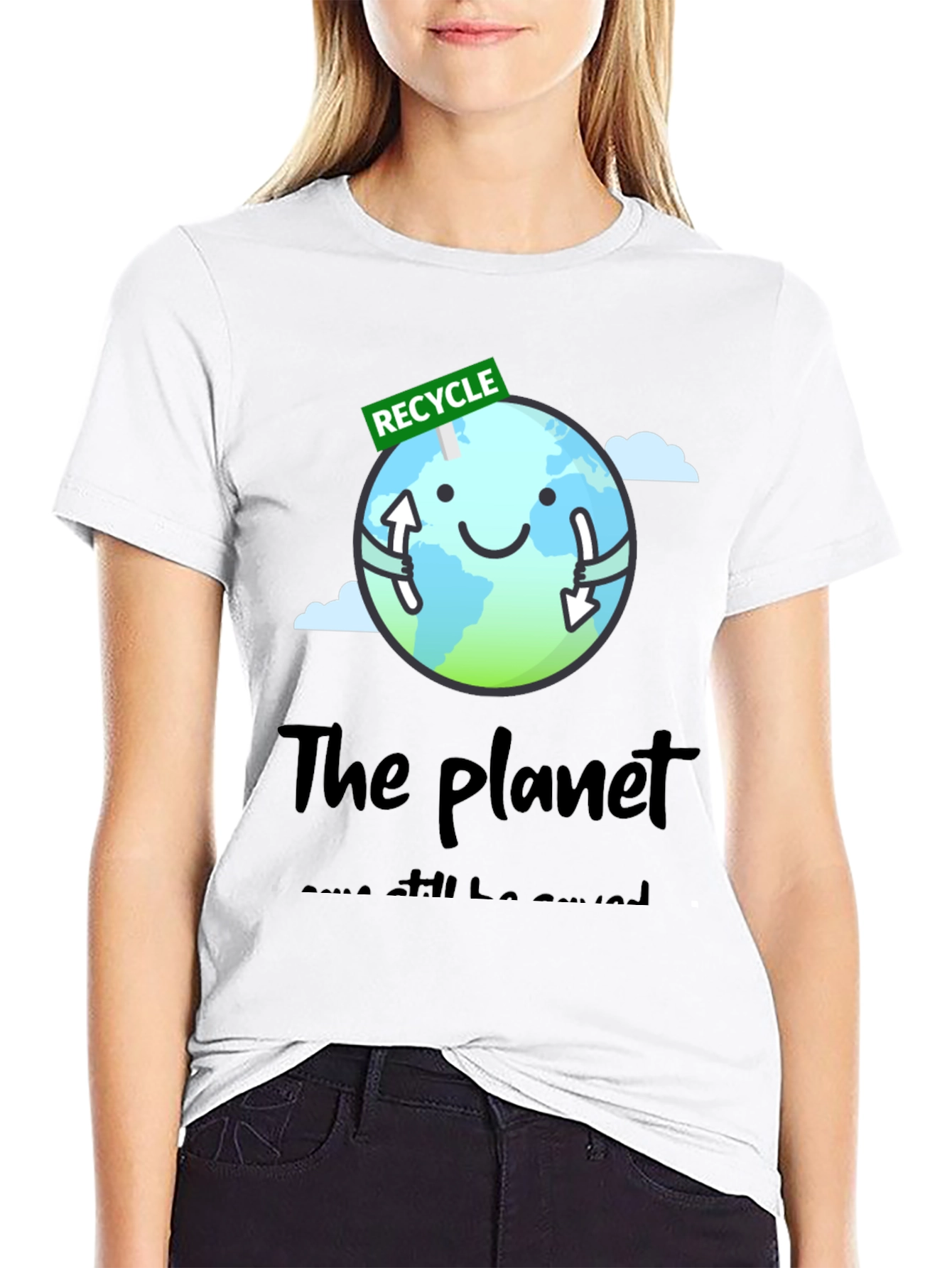 Eco-Friendly Recycle Earth Graphic Tee