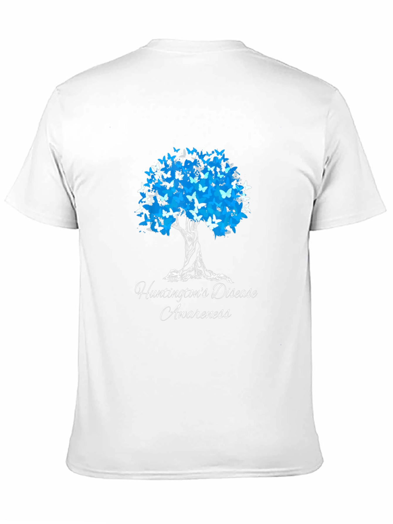 Huntingtons Disease Awareness Butterfly Tree T-Shirt