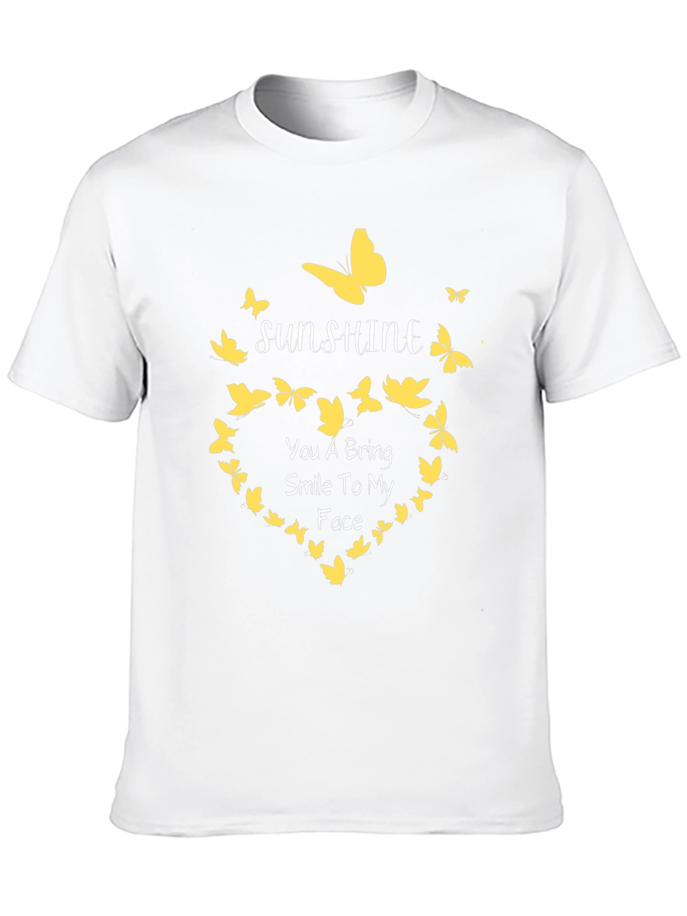 Sunshine Butterfly Graphic T-Shirt