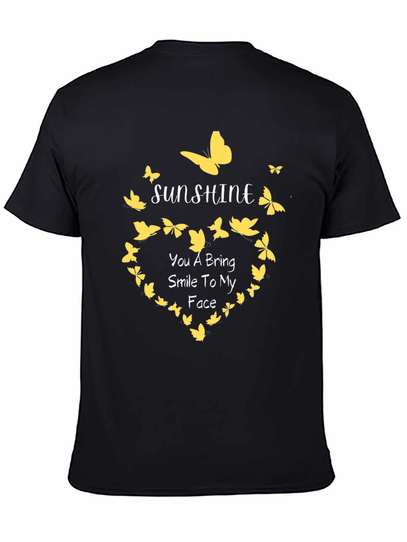Sunshine Butterfly Graphic T-Shirt