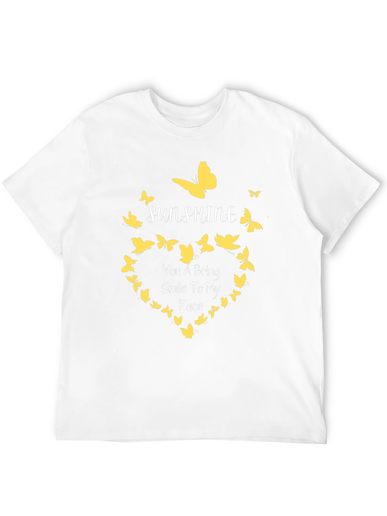 Sunshine Butterfly Graphic T-Shirt